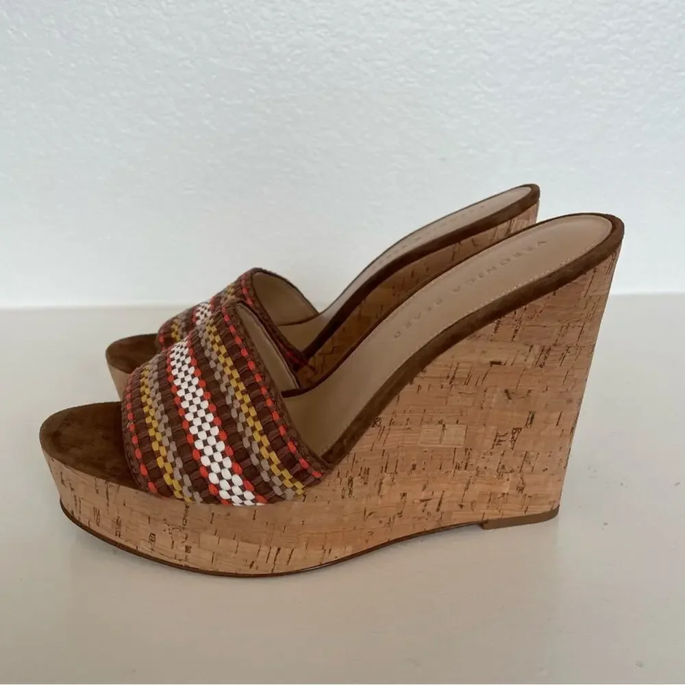Veronica Beard Dali Woven Wedges